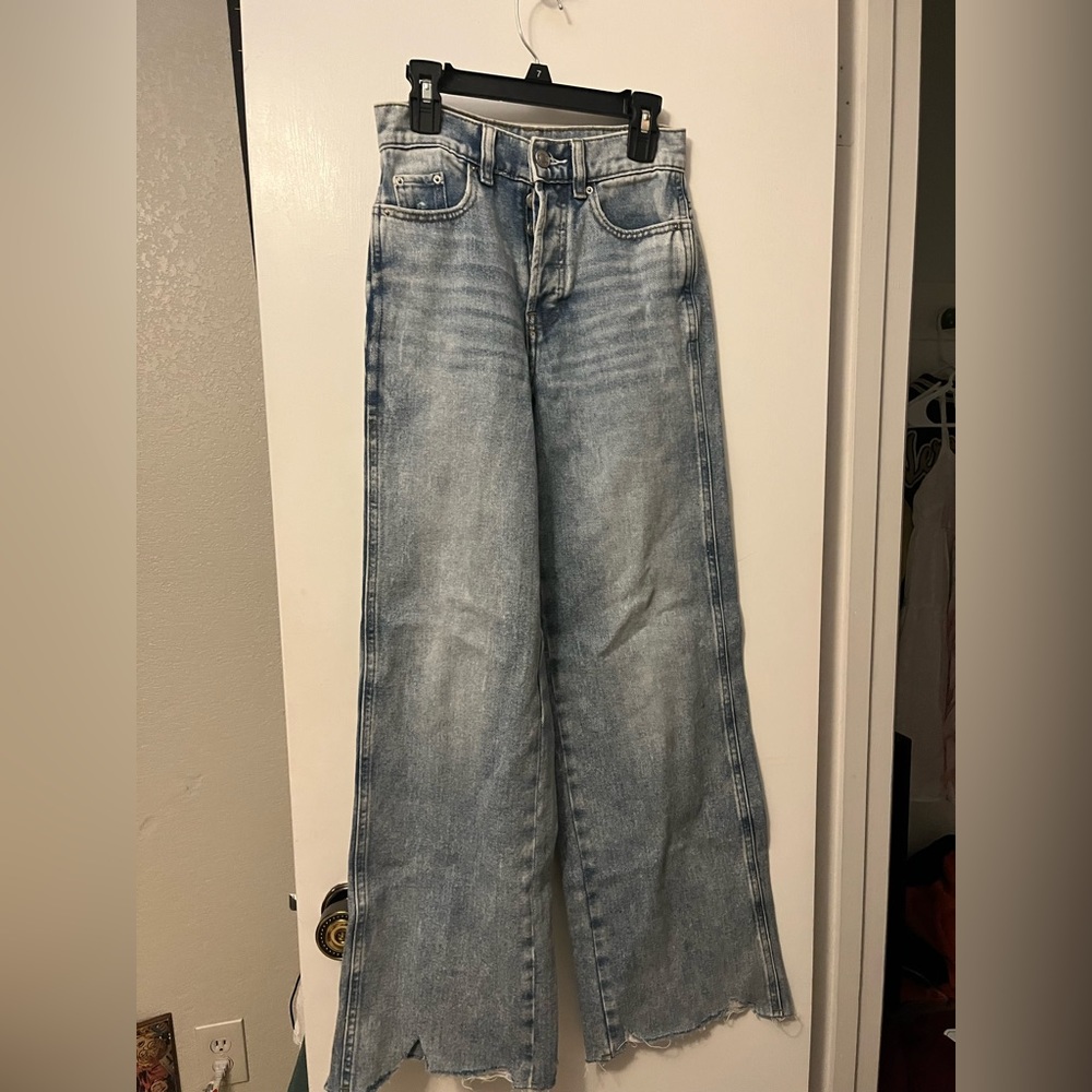 PacSun light wash baggy jeans